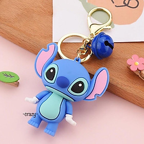 Móc Khoá Cute Xanh Tai Dài Có Chuông