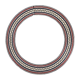 Acoustic Guitar Soundhole Decal Sticker Wood Inlay for Luthier Guitar Lover