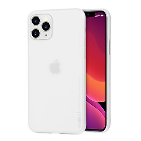 Trắng - Ốp lưng nhám siêu mỏng 0.3mm cho iPhone 11 Pro (5.8 inch) hiệu Memumi có gờ bảo vệ camera - Hàng nhập khẩu