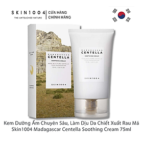 Kem Dưỡng Da Rau Má Dưỡng Ẩm Làm Dịu Da Cho Khô Skin1004 Madagascar Centella Soothing Cream 75ml