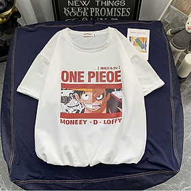 Áo thun In Hình Anime One Piece Monkey D Luffy Đảo Hải Tặc phong cách Streetwear Cá Tính