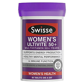 Swisse Women's Ultivite 50+ Multivitamin 60 Tablets