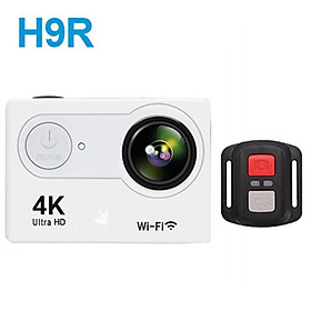 Máy ảnh hành động H9R 4K WiFi điều khiển từ xa Sport DVR DV Go Waterproof Pro 30M 2.0 "Màn hình màn hình Camera Video Sport Ghi lại màu sắc: Trắng