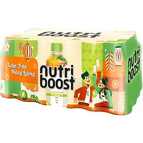 Lốc 24 Chai Sữa NutriBoost Hương Cam (297ml / Chai)
