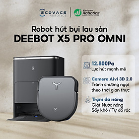 Mua Robot hút bụi lau nhà Ecovacs Deebot X5 Pro Omni - Hàng chính hãng - Nhập khẩu - Lực hút 12.800Pa - Bảo Hành 24 tháng