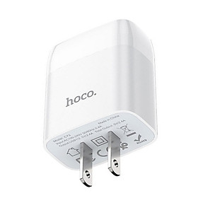Mua Cốc sạc nhanh Hoco dual usb 2.4A cho các thiết bị ( Trắng)- Hàng chính hãng