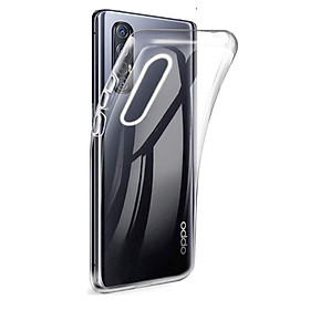 Ốp lưng dẻo silicon trong suốt cho Oppo Find X2 siêu mỏng 0.6mm, chống trầy, chống bụi - Clear