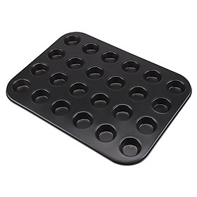 Mua Khuôn Mini Muffin Chống Dính Thép Carbon Cupcake 24 ô