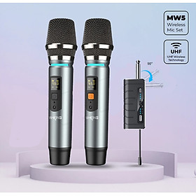 Mua BỘ 2 MIC CẦM TAY KO DÂY CAO CẤP W-KING MW5 (HÀNG CHÍNH HÃNG)