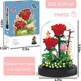 BALODY 18471 - Mô hình hoa hồng nhỏ gọn - Quà tặng handmade ý nghĩa