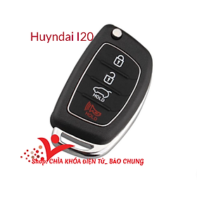 Vỏ chìa khóa remote xe dành cho huyndai I20 chuẩn thay thế cho vỏ chìa khóa của xe
