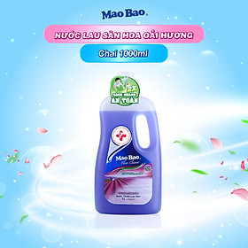 Nước Lau Sàn Diệt Khuẩn Mao Bao Hương Hoa Oải Hương chai 1000ml