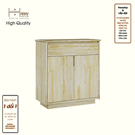 HAPPY FURNITURE , Gỗ tự nhiên , Tủ lưu trữ 2 cửa mở - GALI , TLT_011 , 70cm x 35cm x 76cm