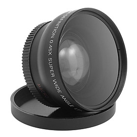 52mm 0.45X Wide Angle &  Lens for    DSLR DC Camera 18-55