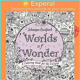Hình ảnh Sách - Worlds of Wonder : A Coloring Book for the Curious by Johanna Basford (US edition, paperback)
