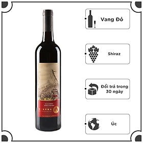 Rượu vang đỏ Ulupna Royal Phoenix Shiraz 2018 750ml 14.5% Alc
