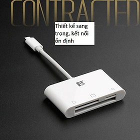 Mua Đầu đọc thẻ nhớ CF SD microsd cho điện thoại iphone  ipad - Cáp OTG 3 in 1