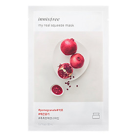 Mặt Nạ Giấy Làm Mịn & Sáng Da Từ Lựu Innisfree My Real Squeeze Mask - Pomegranate (20ml)