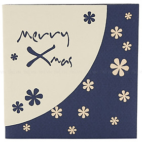 Thiệp Nổi 3D Ninrio - Snowflake 2 Layers CN003 (12 x 12 cm) - Màu Ngẫu Nhiên 