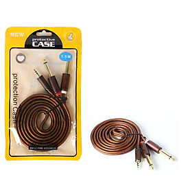 Mua Dây tín hiệu 1 đầu 3.5mm ra 2 đầu 6 ly Y02 dài 1 5 mét hàng xịn chất lượng cao