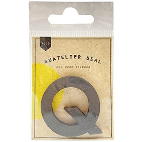 Ký Tự Gỗ Suatelier 1717 - Chữ Q