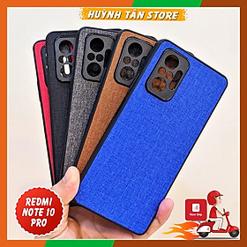 Ốp lưng Redmi Note 10 Pro vân Vải JEAN