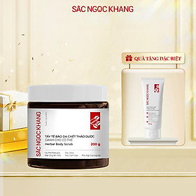 Tẩy tế bào chết cho cơ thể 200g Sắc Ngọc Khang
