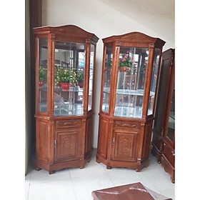 Mua Tủ trang trí góc gỗ sồi 90 x 2m