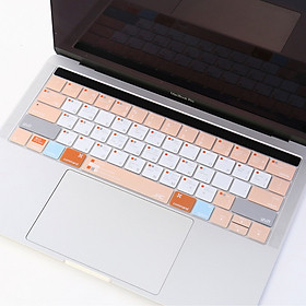 Phủ phím hướng dẫn phím tắt JRC Easy Style Orange cho Macbook đủ size- Hàng chính hãng