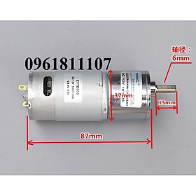 Mua Motor giảm tốc 12V 555 80 vòng.phút 24V 120rpm