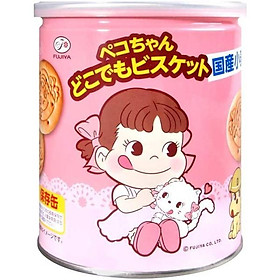 Lọ bánh quy búp bê Peko Fujiya Nhật Bản 100g