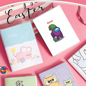 Sổ tay A6 in hình Among Us chú lùn