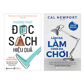 Download sách Combo Phương Pháp Đọc Sách Hiệu Quả + Làm Ra Làm Chơi Ra Chơi 