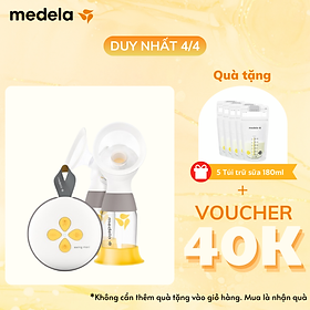 Máy hút sữa Medela Swing Maxi Plus 2.0 | Máy hút điện đôi - Có pin sạc tích điện, phễu Flex vành silicone, công nghệ 2 Phase Expression, Không cần cắm điện khi sử dụng, tiện lợi khi di chuyển