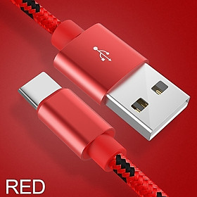 USB-C 3.1 Type C To USB 2.0 Cable USB Type-C Cable Quick Nylon Knit Sync Phone Braided