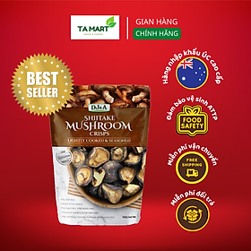 Nấm hương sấy giòn DJ&A tốt cho sức khoẻ - thích hợp giảm cân, KETO - DJ&A skitake mushroom crisps