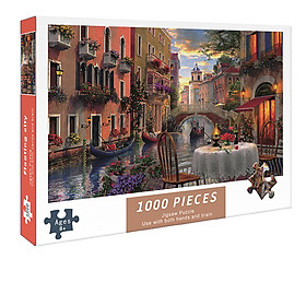 Bộ Tranh Ghép Xếp Hình 1000 Pcs Jigsaw Puzzle Tranh Ghép (75*50cm) Bản Đẹp Cao Cấp Nhiều Loại