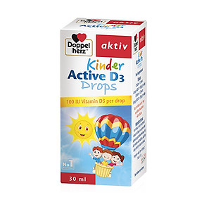 Bổ sung Vitamin D dạng giọt cho bé (30ml) Doppelherz Kinder Active D3