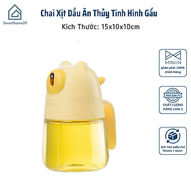 Mua Chai Xịt Dầu Ăn Thủy Tinh Hình Gấu – Lọ Đựng Gia Vị Dễ Thương 300ml - HÀNG CHÍNH HÃNG MINIIN