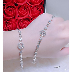Lắc tay nữ thời trang cao cấp chất liệu bằng bạc ta MS0145