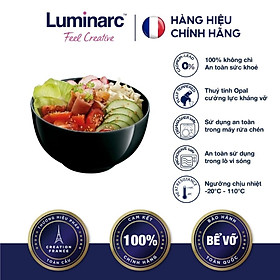 Mua Bộ 6 Tô Thuỷ Tinh Luminarc Diwali Đen 14 5cm - LUDIP0863