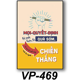 Mua Tranh tạo động lực slogan  tranh treo tường phòng khách  phòng học  văn phòng nhiều mẫu