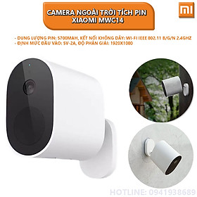 Mua Camera Ngoài Trời Tích Pin Xiaomi MWC13 (set 2 camera + 1 đầu thu) - Hàng chính hãng