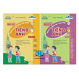 Combo Bộ đề kiểm tra định kỳ 4 kỹ năng tiếng anh lớp 9 - tập 1 + 2 ( có đáp án )