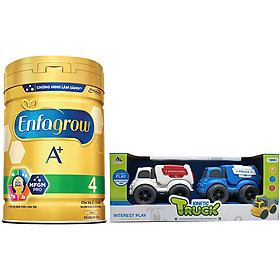 Sữa Bột Enfagrow A+ 4 870g - Tặng Bộ 2 Xe Chuyên Dụng Không Pin