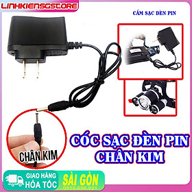 Mua Cóc củ sạc đèn pin 4.2v chân tròn cho pin 18650 CHO ĐÈN ĐỘI ĐẦU ĐÈN PIN CẦM TAY