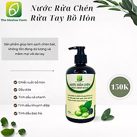 Nước rửa chén bồ hòn organic dành cho da nhạy cảm 500ml