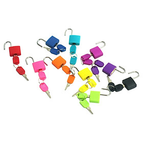 10x Color Montessori Matching Colorful Keys and Locks Set 10 Locks