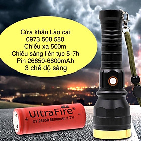 Mua Đèn pin siêu sáng Led P70 A18- 1 pin 26650-6800mAh-3 7(Toàn bộ thân Vỏ hợp kim siêu cứng- chip Led P70 Siêu sáng)