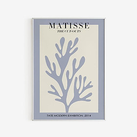 Tranh Canvas Cao Cấp | Tranh Matisse Papiers Decoupes Print, Lilac- Beige Henri Matisse Cutouts Poster